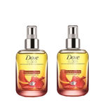 Buy Dove Elixir Nourished Shine Hair Oil (90 ml) - Pack Of 2 - Purplle