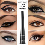 Buy FACES CANADA Beyond Black Long Stay Liquid Eyeliner- Black, 2.5ml | 24HR Waterproof & Smudgeproof | Long-Lasting | Intense Color Payoff | Quick Drying | Precise Felt Tip - Purplle
