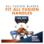 Buy Gillette Fusion Proglide FlexBall Manual Shaving Razor Blades (Cartridge) 4s Pack - Purplle