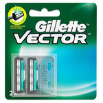 Buy Gillette Vector Plus Cartridge Pack Of 2 - Purplle