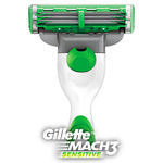 Buy Gillette Mach 3 Sensitive Manual Shaving Razor - Purplle