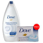 Buy Dove Deeply Nourishing Bodywash (200 ml) And Get 1 U Dove Soap 50 g Free - Purplle