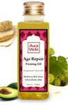 Buy Auravedic Face Care Age Repair Facial Oil With Avacado And Rose (100 ml) (Pack of 3) - Purplle