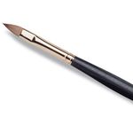 Buy O.P.I Kolinski Golden Oval Brush (1 Piece) - Purplle