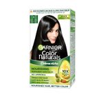 Buy Garnier Color Naturals Cream Natural Black 1 (29 ml + 16 g) - Purplle