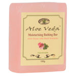 Buy Aloe Veda Moisturising Bathing Bar Wild Rose with Basil Extracts 100 g - Purplle