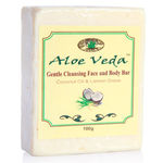 Buy Aloe Veda Gentle Cleansing Face and Body Bar Coconut Oil and Lemongrass 100 g - Purplle