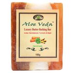 Buy Aloe Veda Luxury Butter Bar Sandalwood Turmeric 100 g - Purplle