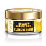 Buy Vaadi Herbals 24 Carat Gold Cleansing Cream Marigold Oil & Wheatgerm Oil (50 g) - Purplle