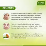 Buy Vaadi Herbals Anti-Acne Aloe Vera Facial Kit With Green Tea Extract (70 g) - Purplle