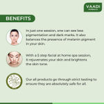 Buy Vaadi Herbals Lemongrass Anti-Pigmentation Spa Facial Kit With Cedarwood Extract (70 g) - Purplle