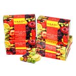 Buy Vaadi Herbals Fruit Splash Soap with Extracts of Orange, Peach, Green Apple & Lemon (5 + 1 Free) (75 g) (Pack of 6) - Purplle