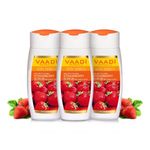 Buy Vaadi Herbals Strawberry Scrub Lotion with Walnut Grains (110 ml) (Pack of 3) - Purplle