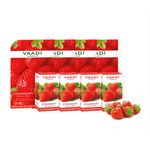 Buy Vaadi Herbals Strawberry Facial Bar with Grapeseed Extract (25 g) (Pack of 4) - Purplle