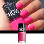 Buy Maybelline New York Color Show Nail Color Fiesty Fuschia 213 (6 ml) - Purplle