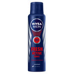Buy Nivea Men Fresh Active Burst Deodorant Spray (150 ml) - Purplle