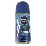 Buy Nivea Men Cool Kick Roll On Deodorant (50 ml) - Purplle
