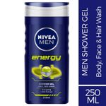 Buy Nivea Men Energy Shower Gel (250 ml) - Purplle