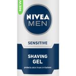 Buy Nivea Men Sensitive Shaving Gel (200 ml) with 0% alcohol - Purplle