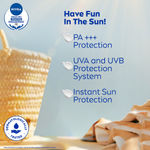 Buy Nivea Sunscreen with SPF 50+ and Vitamin E, PA+++, UVA & UVB protection for INSTANT & WATERPROOF Sun protection - Purplle