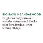 Buy Biotique Basil & Sandalwood Refreshing Body Powder (150 g) - Purplle