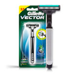 Buy Gillette Vector plus Manual Shaving Razor - Purplle
