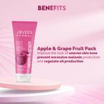 Buy Jovees Herbal Apple & Grape Fruit Pack | With Apple, Apricot & Peach Extracts | For Uneven Skin Tone | For All Skin Types | 120gm - Purplle