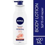 Buy Nivea Body Lotion, Extra Whitening Cell Repair SPF 15, For All Skin Types (400 ml) - Purplle