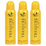 Buy Anna Andre Paris Treasure Deodorant (160 ml) (Pack of 3) - Purplle