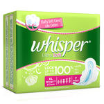 Buy Whisper Ultra Soft Sanitary Pads Extra Large Wings 7 pc pack - Purplle