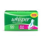 Buy Whisper Ultra Sanitary Pads Extra Large Plus 30 pc Pack - Purplle