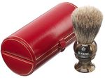 Buy Kent Horn Effect Premium 1 Pure Silver Tip Badger Hair Medium Head Shaving Brush H4 - Purplle