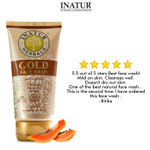 Buy Inatur Gold Anti Ageing Face Wash (150 ml) - Purplle
