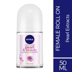 Buy Nivea Deodorant Roll On, Pearl & Beauty (50 ml) - Purplle