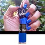Buy Maybelline New York Color Show Nail Color Bright Sparks Blazing Blue 706 - Purplle