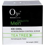 Buy O3+ Men Ice Cool Acne/Blemish Control Scrub(300ml) - Purplle