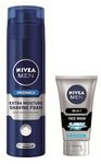 Buy Nivea Originals Extra Moisturise Shaving Foam + Free Oil Control All In One Face Wash (50 ml) - Purplle
