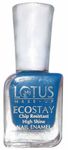 Buy Lotus Make-Up Ecostay Nail Enamel Denim Spark | Easy to Apply | Glossy Finish | 10ml - Purplle