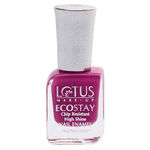 Buy Lotus Make-Up Ecostay Nail Enamel Magnetic Magenta | Easy to Apply | Glossy Finish | 10ml - Purplle