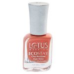 Buy Lotus Herbals EcoStay Nail Enamels Nude Peach (10 ml) - Purplle