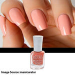 Buy Lotus Herbals EcoStay Nail Enamels Nude Peach (10 ml) - Purplle