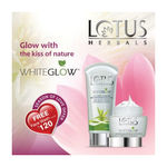 Buy Lotus Herbals Whiteglow Season Of Love Kit - Whiteglow Skin Whitening & Brightening Gel Cream SPF-25 (60 g) + Free Whiteglow 3 In 1 Deep Cleansing Skin Whitening Facial Foam (50 g) Worth Rs. 120 - Purplle
