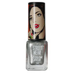 Buy Streetwear Color Rich Nail Enamel - Silver Sensation 28 (5 ml) - Purplle