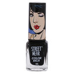 Buy Streetwear Color Rich Nail Enamel - Black Magic (5 ml) - Purplle
