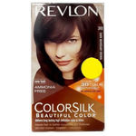 Buy Revlon Colorsilk Hair Color With 3D Color Technology - Dark Mahogany Brown 3RB. - Purplle