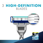 Buy Gillette Mach 3 Turbo Manual Shaving Razor Blades (Cartridge) 2s pack - Purplle