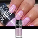 Buy Maybelline New York Color Show Go Graffit Lucky Lavender Nail Polish 805 (6 ml) - Purplle