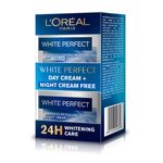 Buy L'Oreal Paris White Perfect Day Cream SPF17/PA++ (50 ml) + FREE L'Oreal Pairs White Perfect Night Cream (50 ml) - Purplle