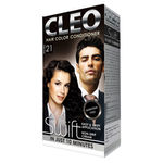 Buy Cleo Swift Hair Color Conditioner Brown Black Color (21) (80 g) - Purplle