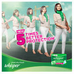 Buy Whisper Ultra Clean Sanitary Pads Large Wings 15 pc Pack - Purplle